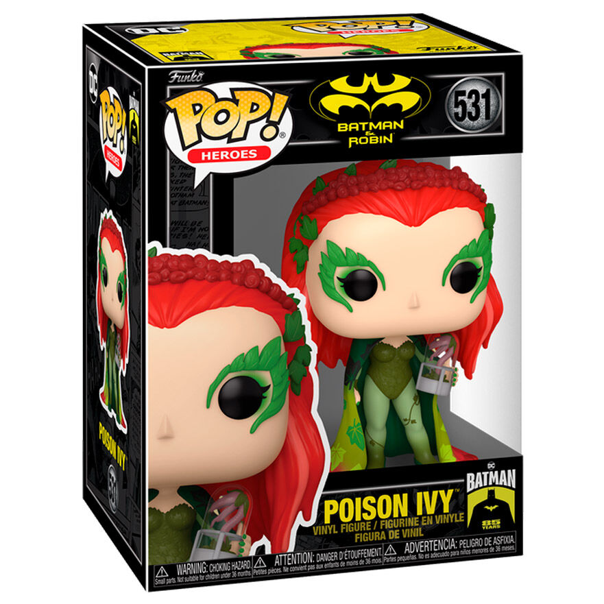 pop figure dc comics batman and robin poison ivy