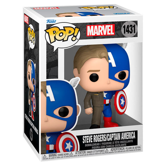 pop figure marvel steve rogers captain america