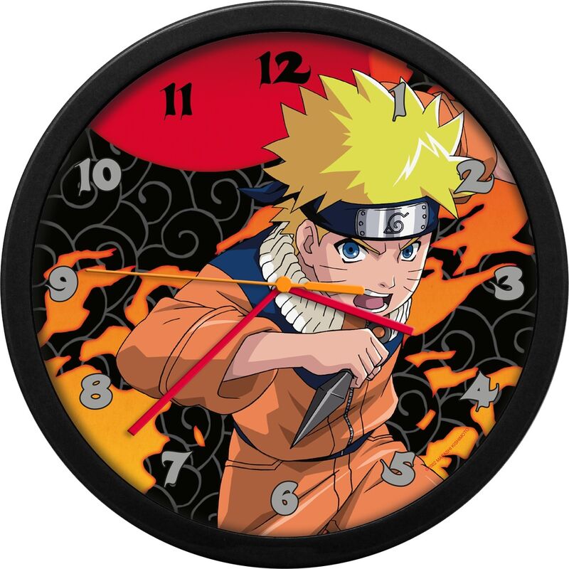 naruto shippuden wall clock