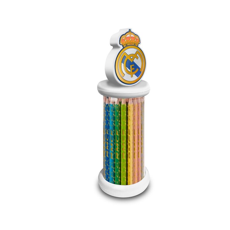 Coffret de 12 crayons de couleur Real Madrid