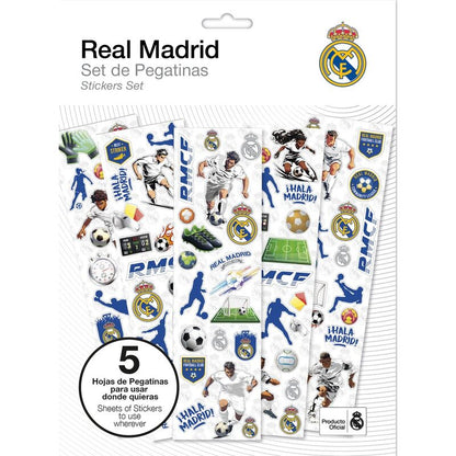 Ensemble d'autocollants du Real Madrid
