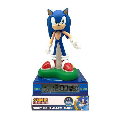 3d lamp with sonic the hedgehog alarm clock