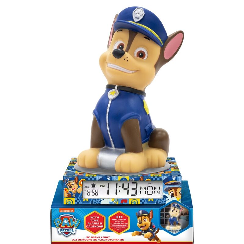 Paw Patrol 3D Lamp with Alarm Clock
