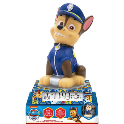 Paw Patrol 3D Lamp with Alarm Clock