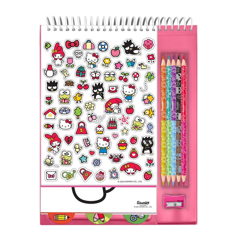 Ensemble de crayons de couleur Hello Kitty