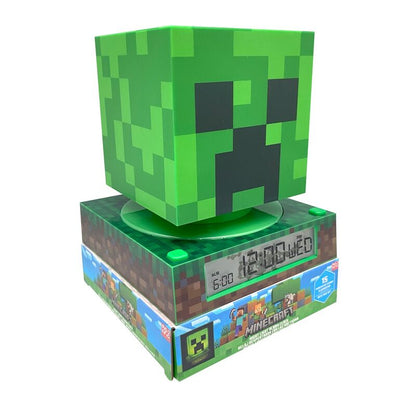 Luminária 3D do Minecraft com despertador