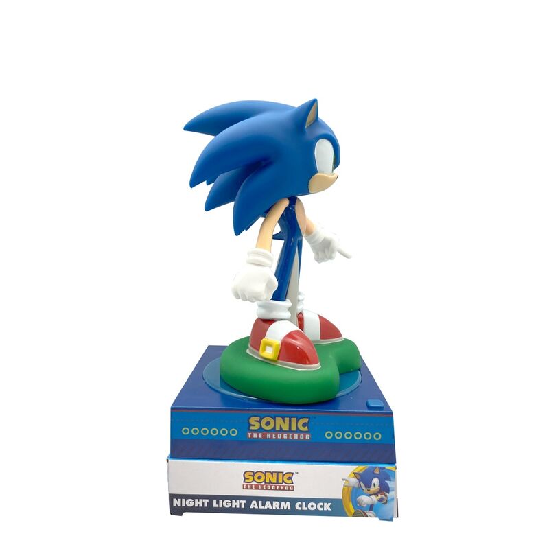 Lampada 3D con sveglia di Sonic the Hedgehog