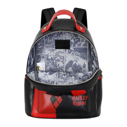 Mochila Jaqueta Harley Quinn DC Comics 29cm