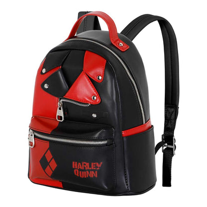 Mochila Jaqueta Harley Quinn DC Comics 29cm
