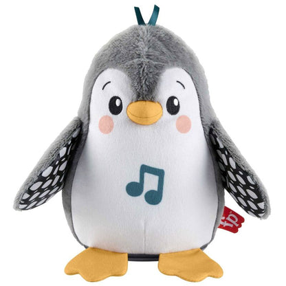 penguin walks and flaps