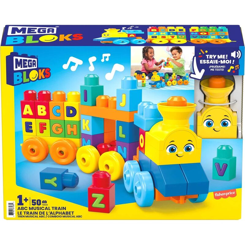 ABC Mega Bloks musical train 50pcs