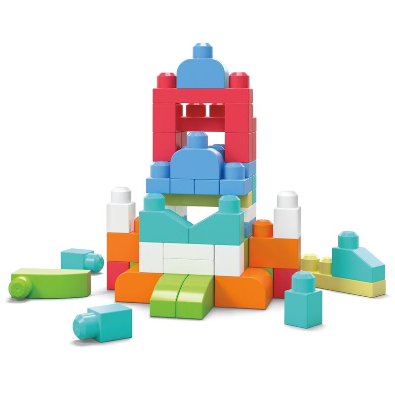 Bolsa rosa Mega Bloks 60 peças