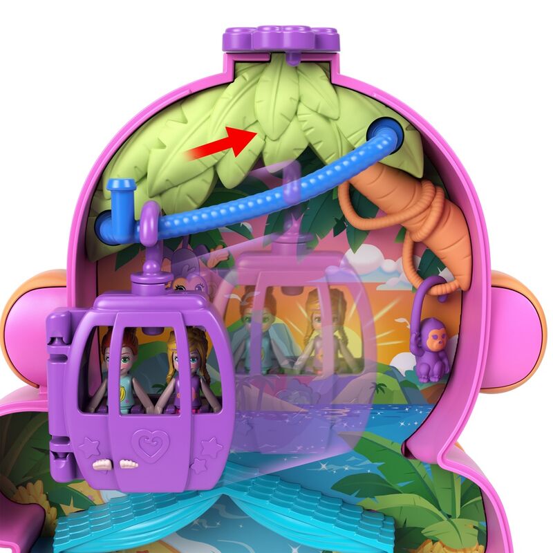 Coffret cadeau Polly Pocket maman singe et bébé