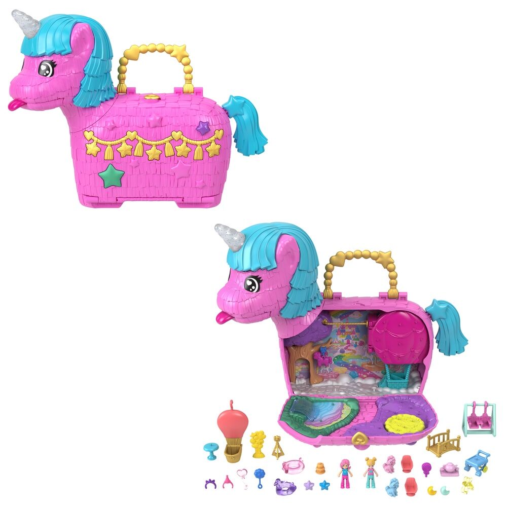 Partyland Polly Pocket Einhorn Truhe