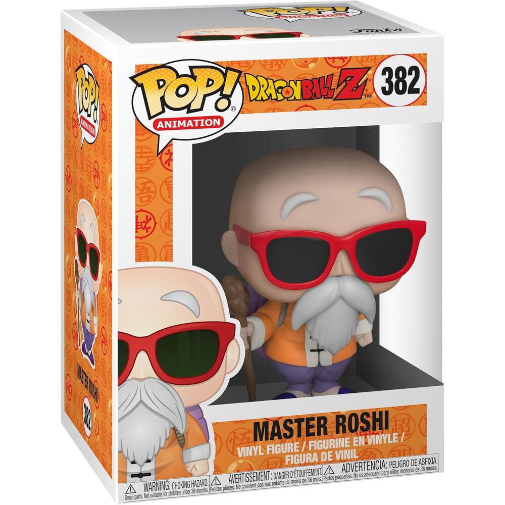 Statuetta POP di Dragon Ball Z: Gohan Maestro Roshi con bastone