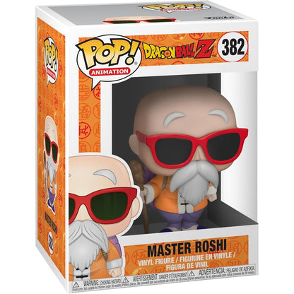 Statuetta POP di Dragon Ball Z: Gohan Maestro Roshi con bastone