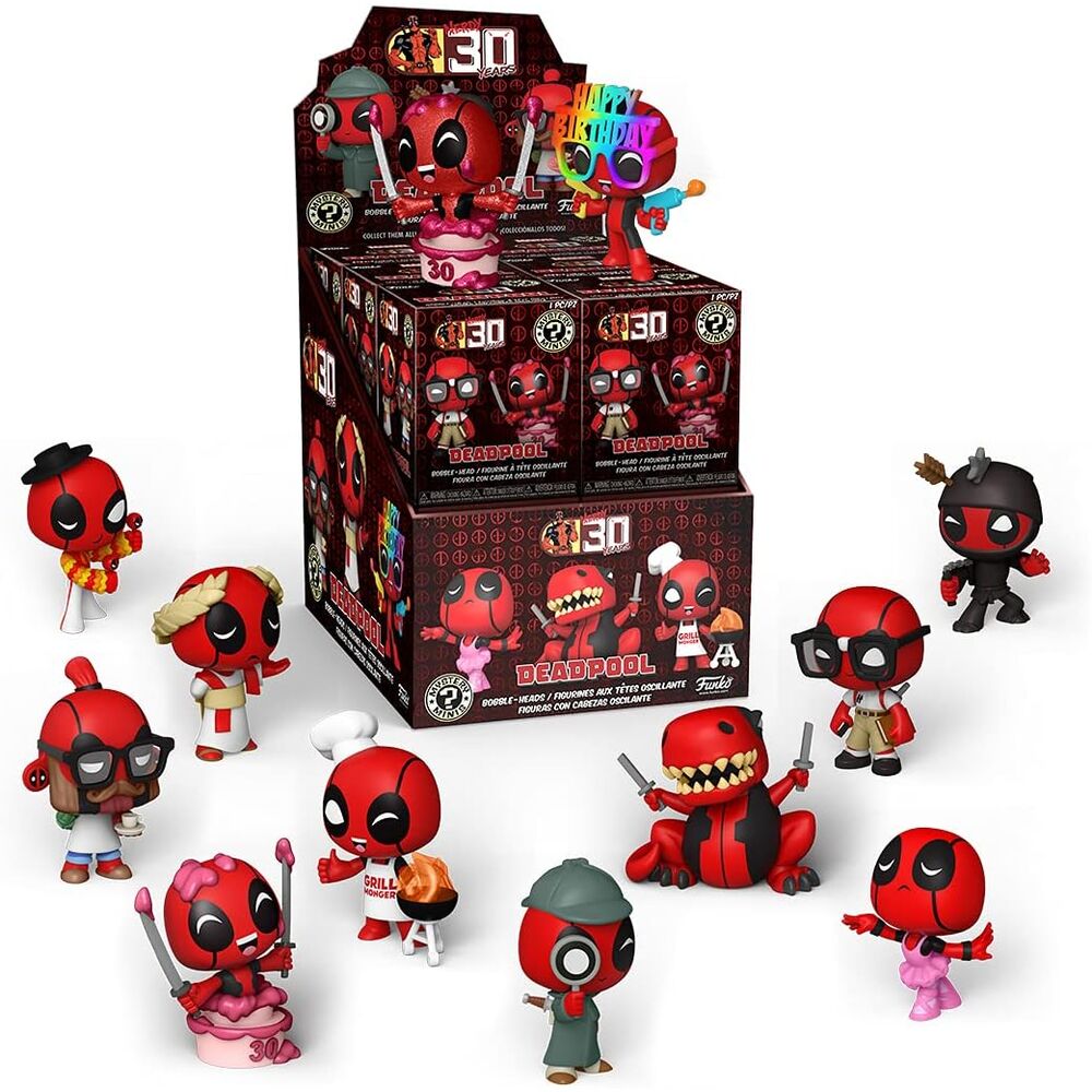 figure mystery minis marvel deadpool 30th