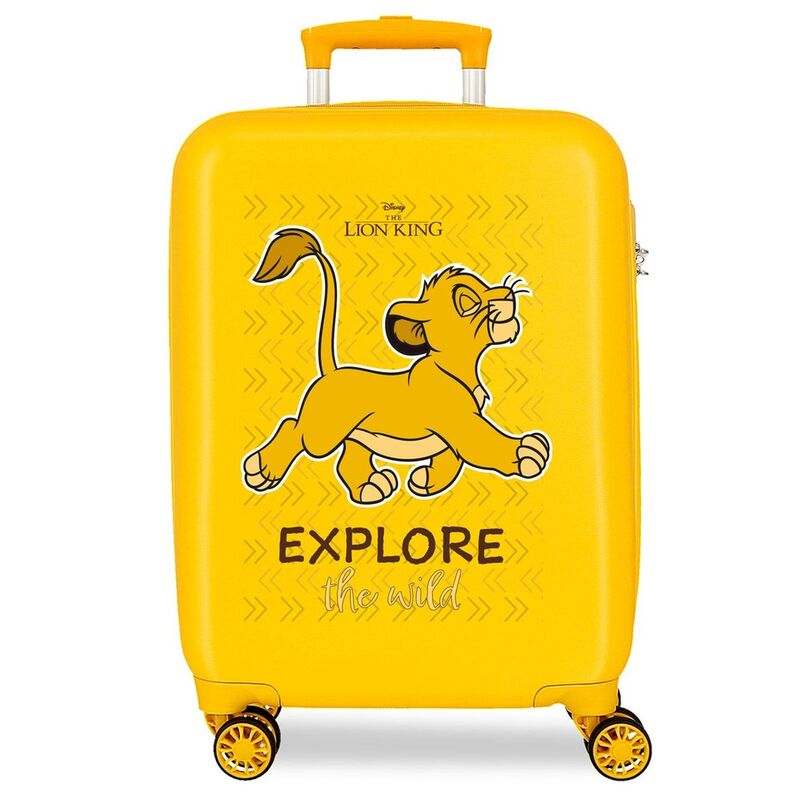 disney lion king explorer abs trolley suitcase 55cm