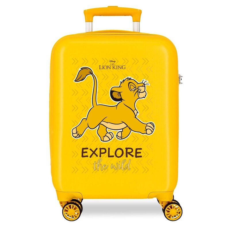 disney lion king explorer abs trolley suitcase 50cm