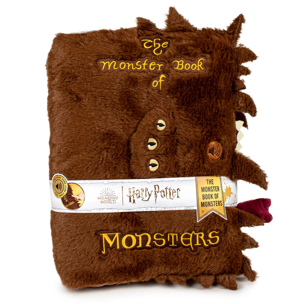 harry potter book of monsters plush toy 32cm with sound