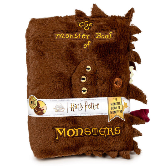 harry potter book of monsters plush toy 32cm with sound