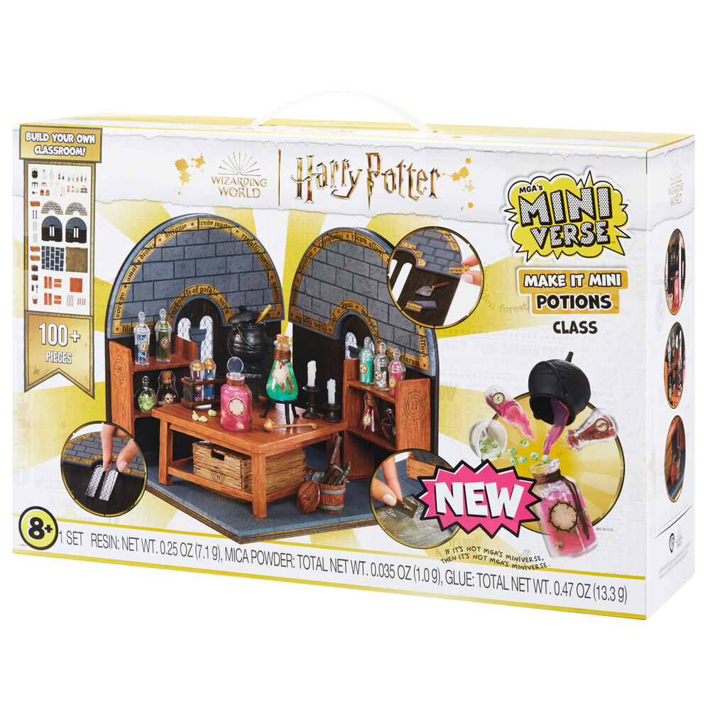 Conjunto de aula de poções do miniverso de Harry Potter: Faça em miniatura