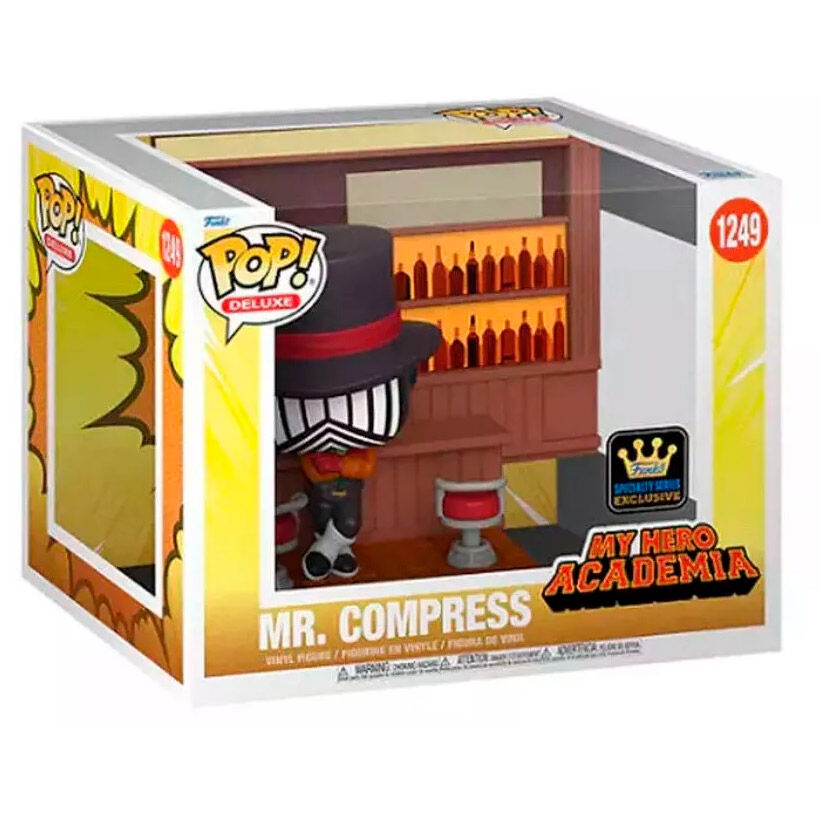 deluxe pop figure my hero academia mr compress exclusive