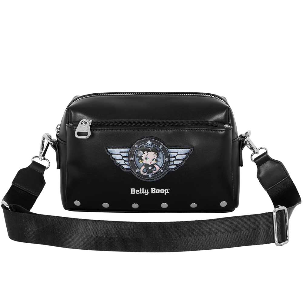 motor love betty boop shoulder bag