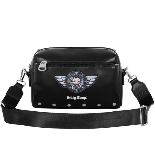 motor love betty boop shoulder bag