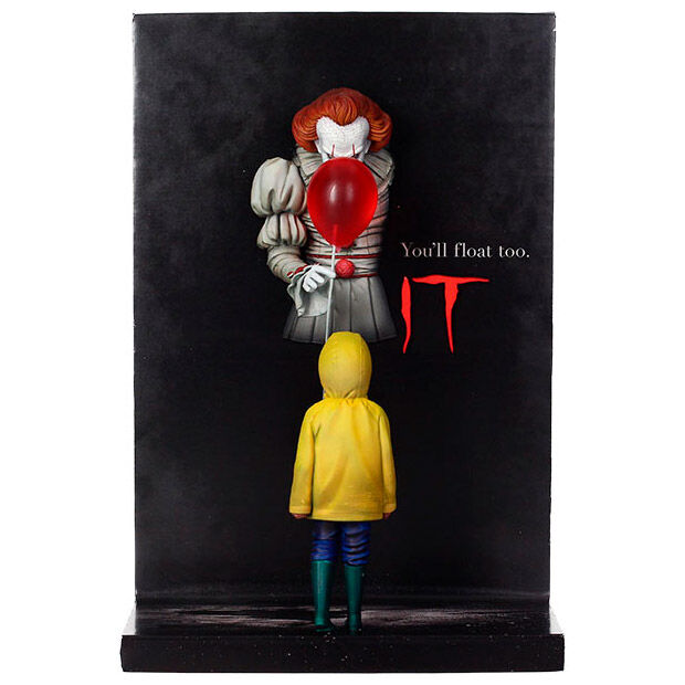 figure poster 3d pennywise & georgie it 2017