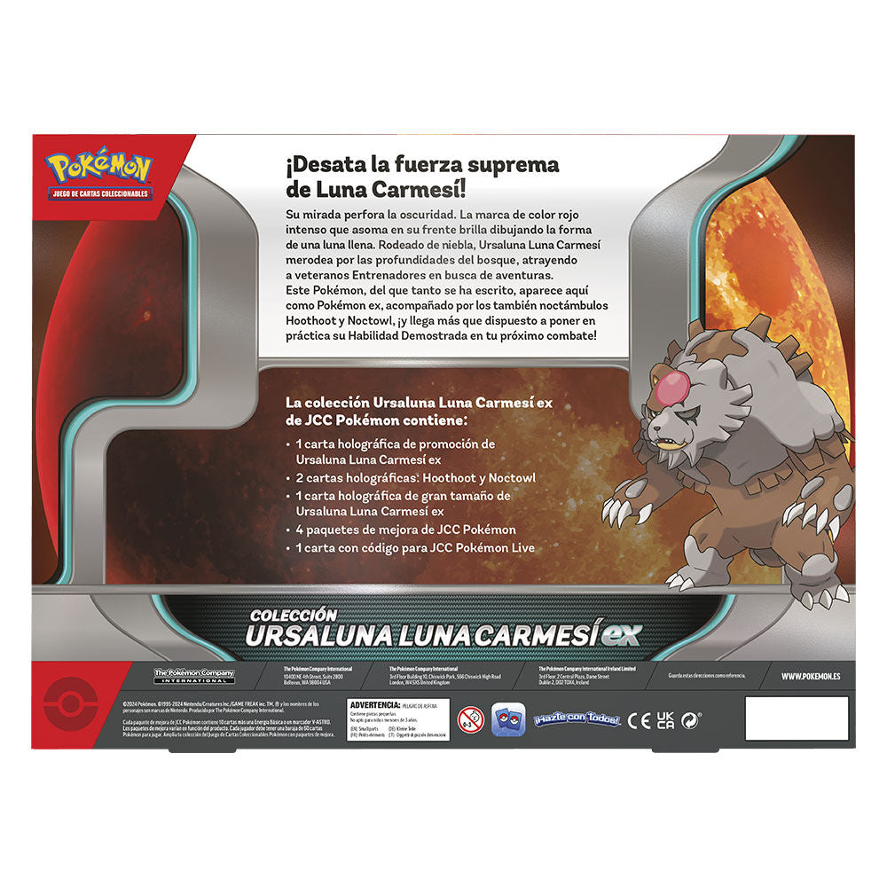 Blister cards Ursaluna Luna Crimesi Pokemon Spanish