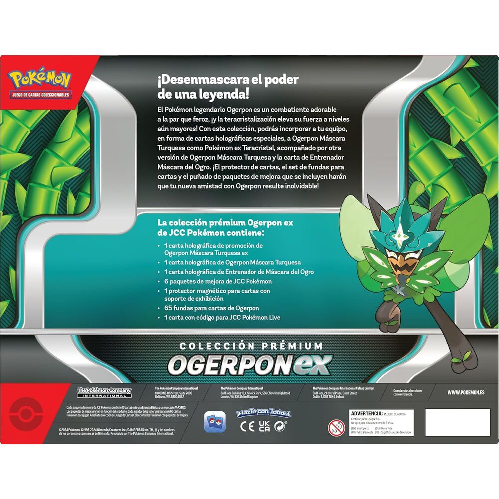 Ogerpon EX Pokemon Card Case (Spanish)