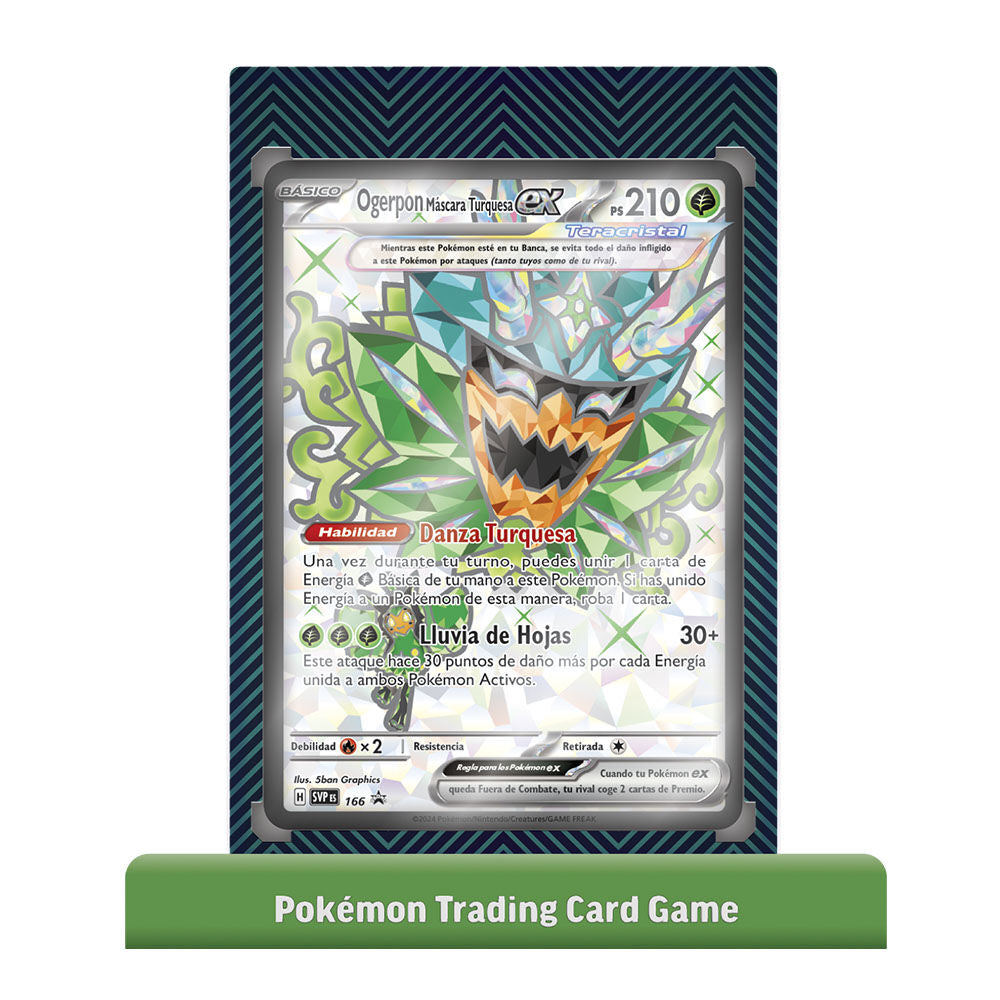 Ogerpon EX Pokemon Card Case (Spanish)