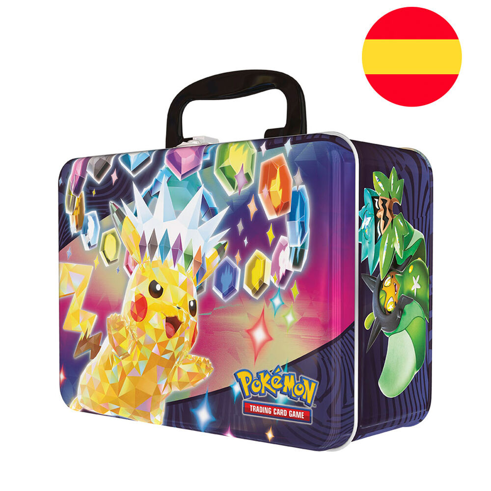 pokemon collector card case chest (spanish)