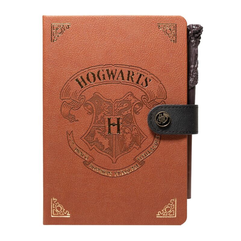 premium a5 notebook  hogwarts harry potter wand pen
