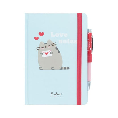 Premium A5 Notebook, Pen Projector, Purrfect Love Pusheen
