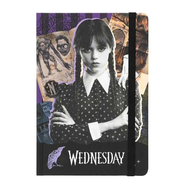 premium a5 notebook wednesday addams