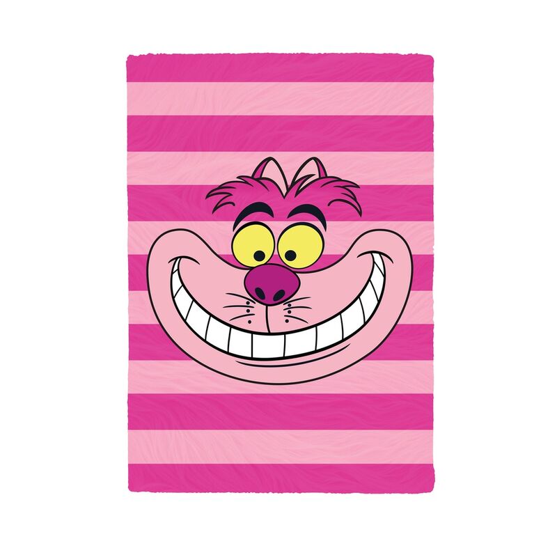 premium a5 plush notebook cheshire alice in wonderland disney