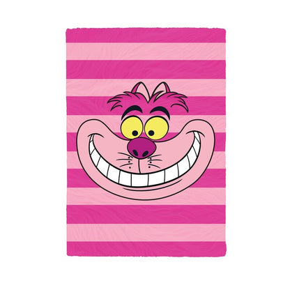 premium a5 plush notebook cheshire alice in wonderland disney