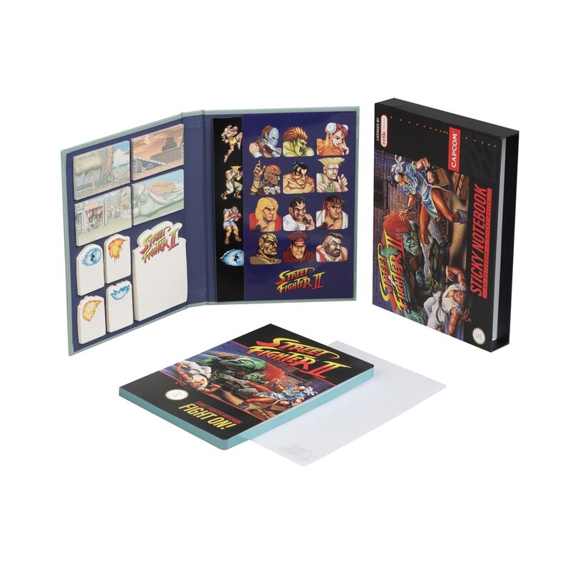premium a5 notebook sticky notes street fighter
