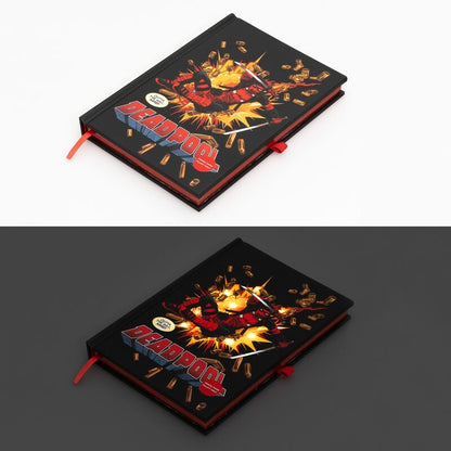 a5 premium led notebook deadpool marvel