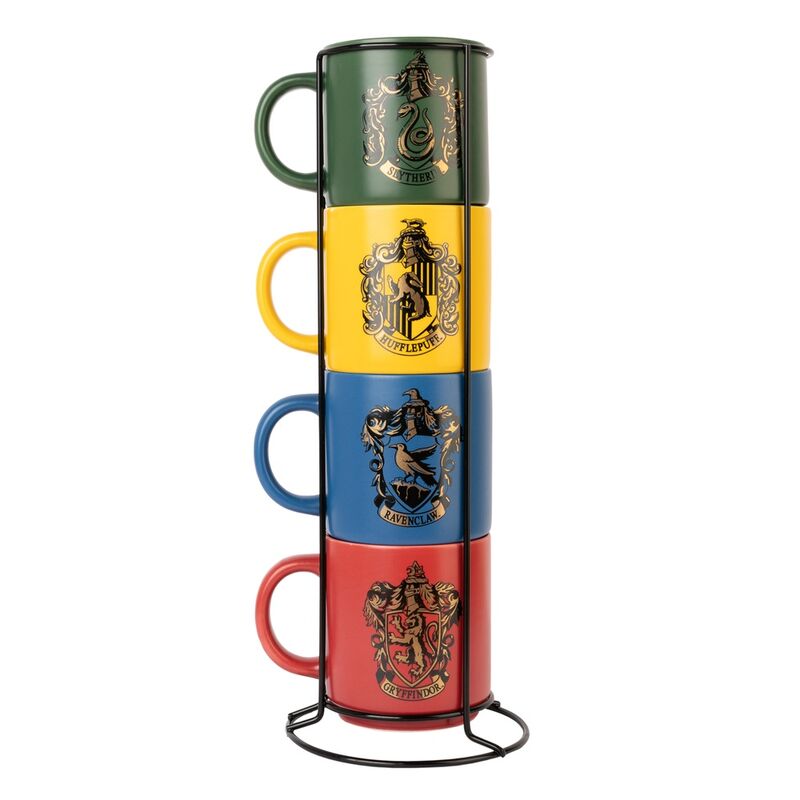 set of 4 harry potter cups 300ml