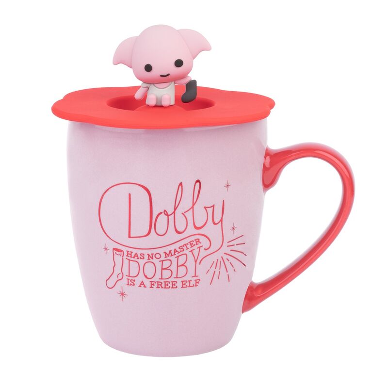 premium mug with dobby lid  harry potter  350ml