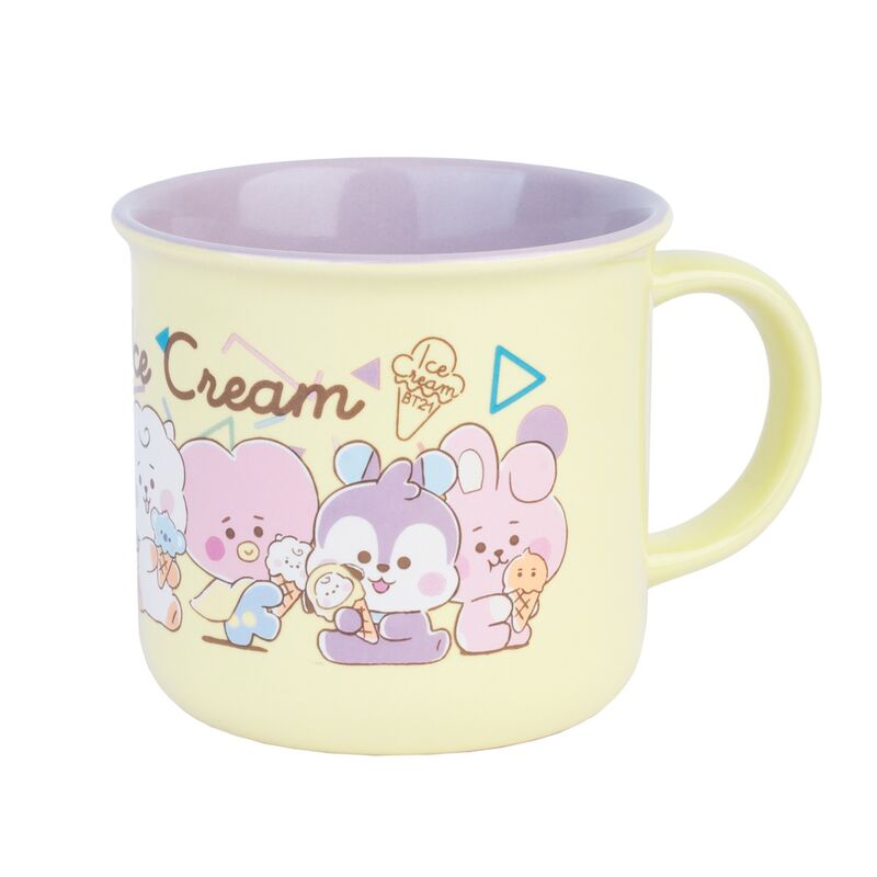 premium ice cream bt21 mug