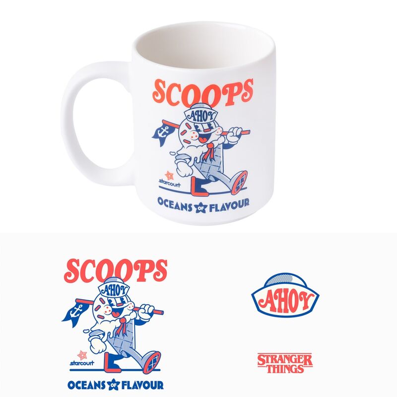 scoops ahoy stranger things mug 350ml