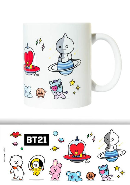 bt21 characters mug 330ml