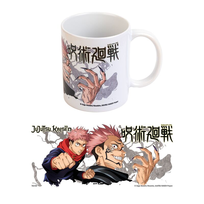 yuji and sukuna jujutsu kaisen mug 350ml