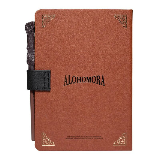 Premium A5 notebook + Hogwarts Harry Potter wand pen