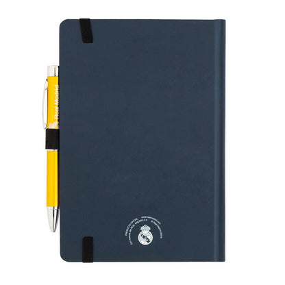 Premium Notizbuch im A5 Format + Real Madrid Projektorstift