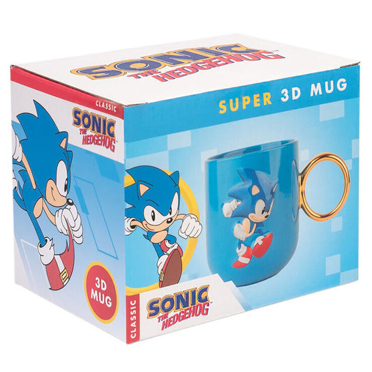 3D Sonic The Hedgehog Mug 350ml